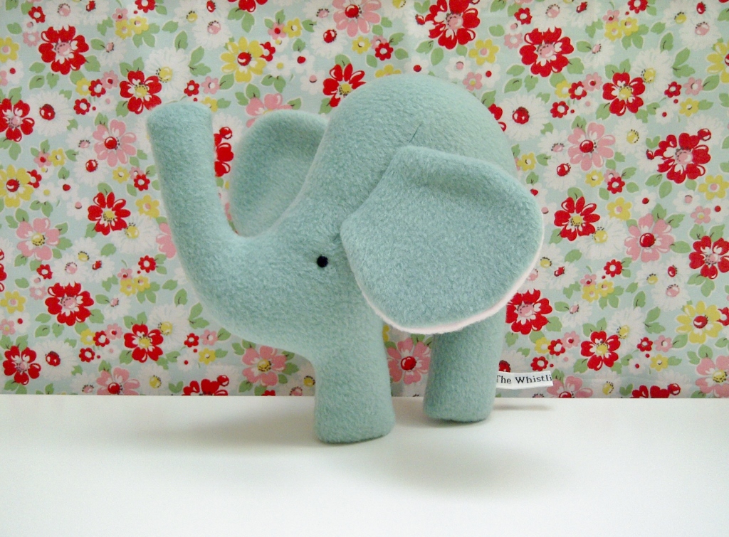 mini fleece elephant